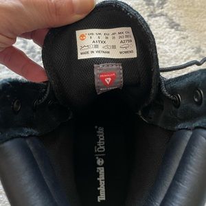 Timberland boots, black size 8